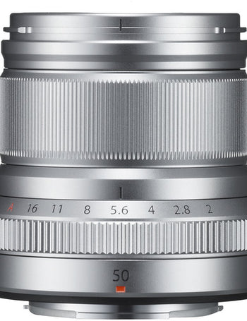 FUJIFILM XF 50mm f/2 R WR Lens Silver # 074101031270