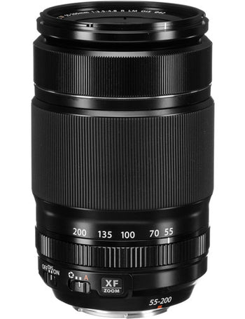 FUJIFILM XF 55-200mm f/3.5-4.8 R LM OIS Lens Black # 074101021950