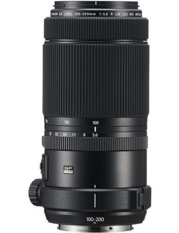 FUJIFILM GF 100-200mm f/5.6 R LM OIS WR Lens Black G mount # 074101039658