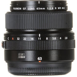 FUJIFILM GF 63mm f/2.8 R WR Lens Black G mount # 074101032062