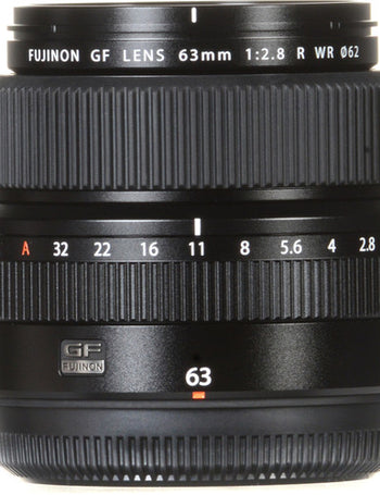FUJIFILM GF 63mm f/2.8 R WR Lens Black G mount # 074101032062
