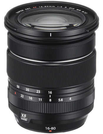 FUJIFILM XF 16-80mm f/4 R OIS WR Lens Black # 074101200850 (white Box)