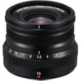 FUJIFILM XF 16mm f/2.8 R WR Lens Black  # 074101038934