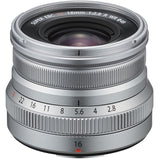 FUJIFILM XF 16mm f/2.8 R WR Lens Silver # 074101040050