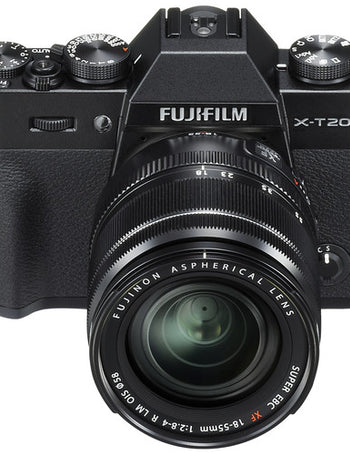 FUJIFILM X-T20 Mirrorless Digital Camera + XF18-55 mm F2.8-4 Lens (Black)