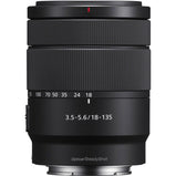 Sony E 18-135mm f/3.5-5.6 OSS Lens - SEL18135 # 027242909618