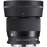 Sigma 56mm f/1.4 DC DN Contemporary Lens for Leica L # 085126351694