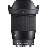 Sigma 16mm f/1.4 DC DN Contemporary Lens for Sony E # 085126402655